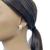 Flower Cubic Zirconia Earrings