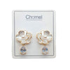 Flower Cubic Zirconia Earrings