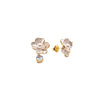 Flower Cubic Zirconia Earrings