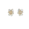 Flower Cubic Zirconia Earrings