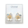 Flower Cubic Zirconia Earrings
