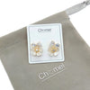Flower Cubic Zirconia Earrings