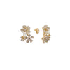 Flower Cubic Zirconia Earrings