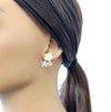 Flower Cubic Zirconia Earrings