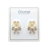 Flower Cubic Zirconia Earrings