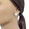 Flower Cubic Zirconia Earrings