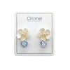 Flower Cubic Zirconia Earrings