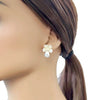 Flower Cubic Zirconia Earrings