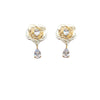 Flower Cubic Zirconia Earrings