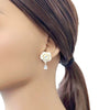 Flower Cubic Zirconia Earrings