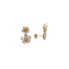 Flower Cubic Zirconia Earrings
