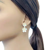 Flower Cubic Zirconia Earrings