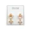 Flower Cubic Zirconia Earrings