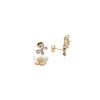 Butterfly & Flower Cubic Zirconia Earrings