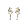 Flower Cubic Zirconia Earrings