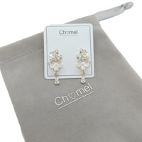 Flower Cubic Zirconia Earrings