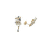 Flower Cubic Zirconia Earrings