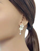 Flower Cubic Zirconia Earrings