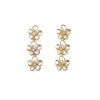 Flower Cubic Zirconia Earrings