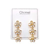 Flower Cubic Zirconia Earrings
