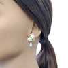 Flower Cubic Zirconia Earrings