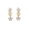 Flower Cubic Zirconia Earrings