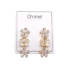 Flower Cubic Zirconia Earrings