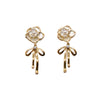 Flower Cubic Zirconia Earrings