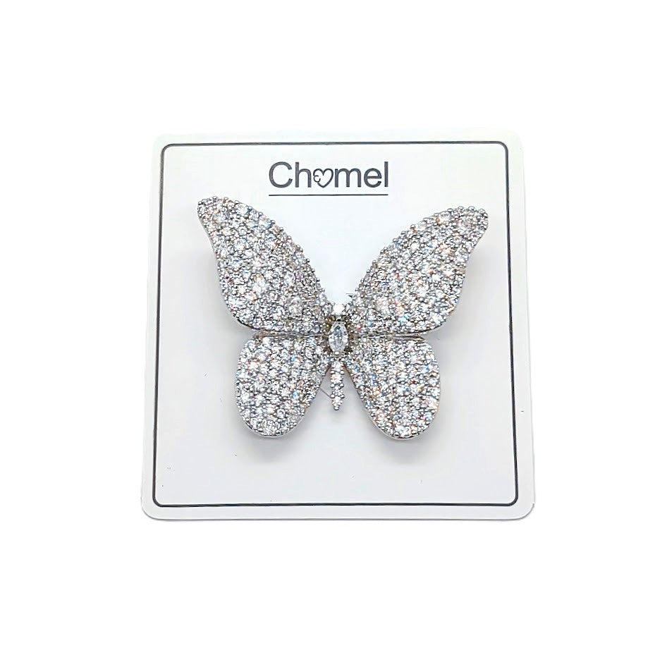 Butterfly Cubic Zirconia  Brooch