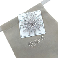 Starburst Cubic Zirconia Brooch