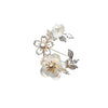 Flower Mother Of Pearl & Freshwater Pearl Brooch