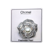 Flower Freshwater Pearl Brooch
