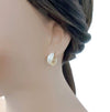 Cubic Zirconia Hoop Earrings