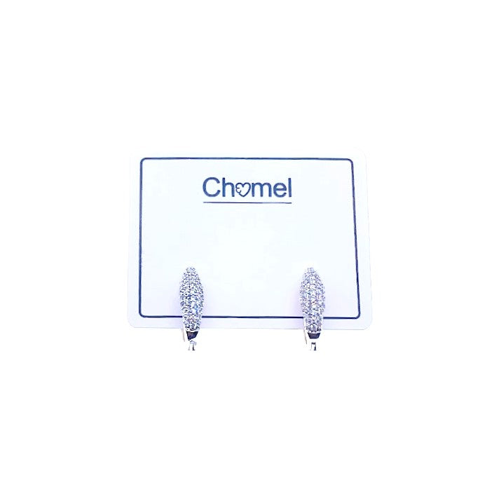 Cubic Zirconia Hoop Earrings