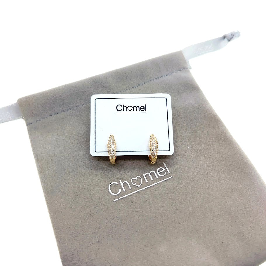 Cubic Zirconia Hoop Earrings
