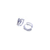 Cubic Zirconia Hoop Earrings