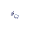 Cubic Zirconia Hoop Earrings