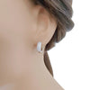 Cubic Zirconia Hoop Earrings