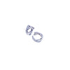 Cubic Zirconia Hoop Earrings