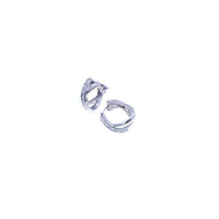 Cubic Zirconia Hoop Earrings