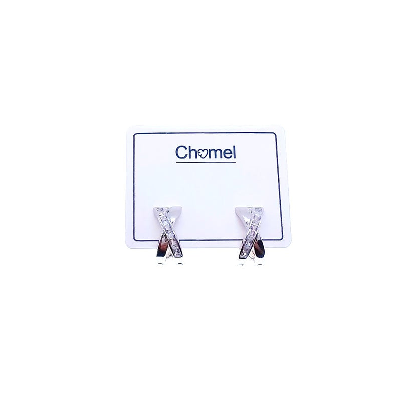 Cubic Zirconia Hoop Earrings