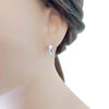 Cubic Zirconia Hoop Earrings