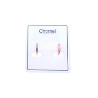 Cubic Zirconia Hoop Earrings