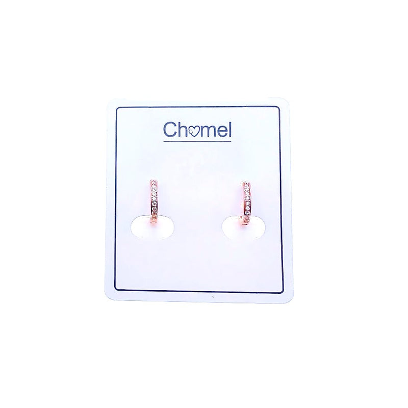 Cubic Zirconia Hoop Earrings