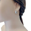 Cubic Zirconia Hoop Earrings