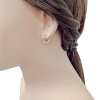 Plain Hoop Earrings