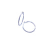 Cubic Zirconia Hoop Earrings