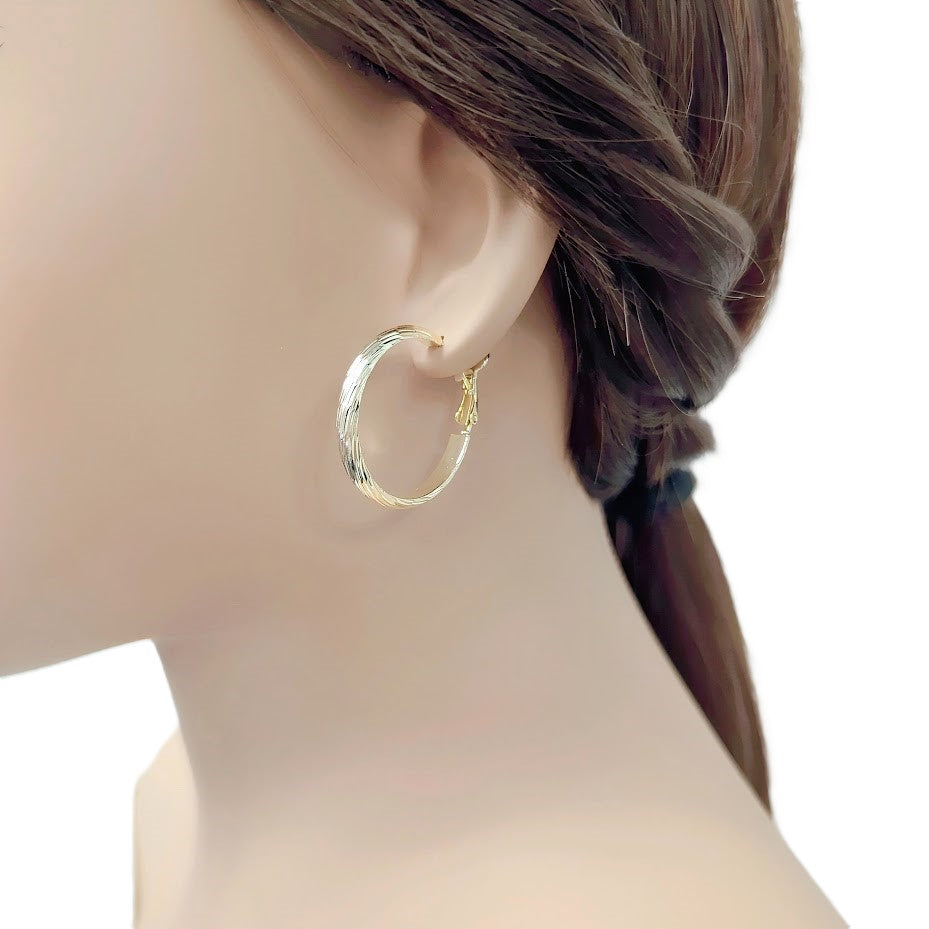 Plain Hoop Earrings
