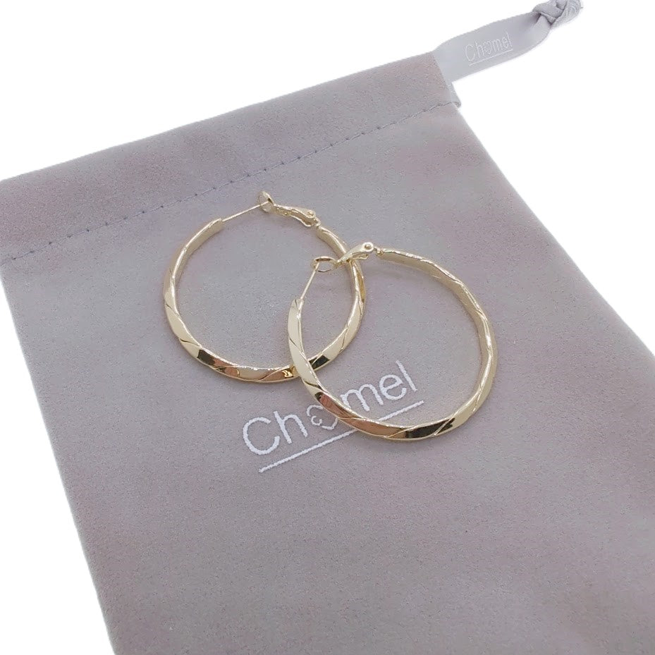 Plain Hoop Earrings