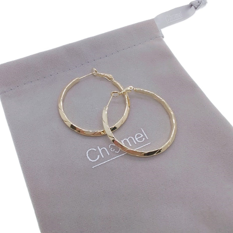 Plain Hoop Earrings